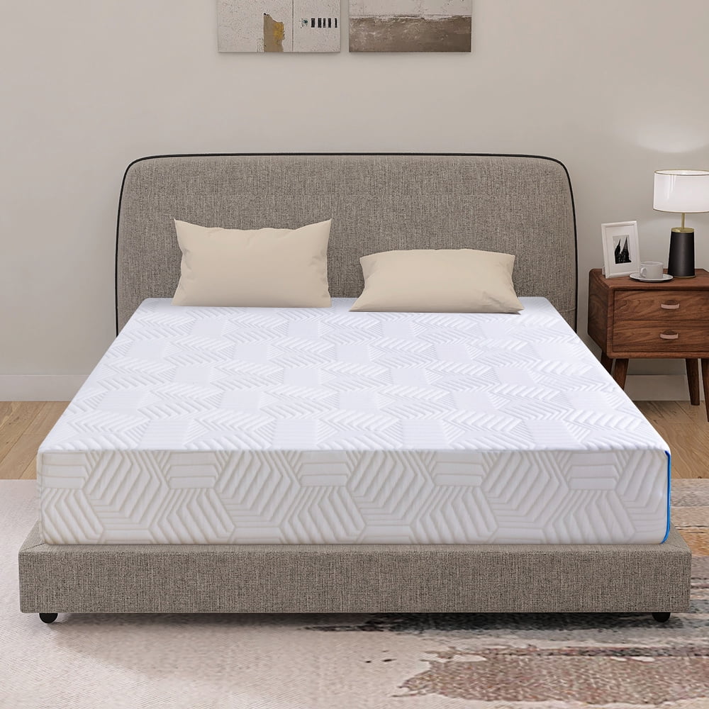 Hcore 8 Inch Twin Size Memory Foam Mattress with Removable Cover,Gel Infused Medium Firm Mattress,Compressed in Camcorder Box (8 Inch Twin)