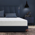 Hcore Ego Blue 8 Inch King Mattress in Lens Box, Cooling Gel Memory Foam Mattress, Medium