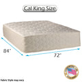 Highlight Luxury Firm Cali King Size (72 x84 x14 ) Mattress Only - Fully Assembled ,Spine Support, Innerspring Coils, Premium Edge Guards, Longlasting Comfort By Dream Solutions USA