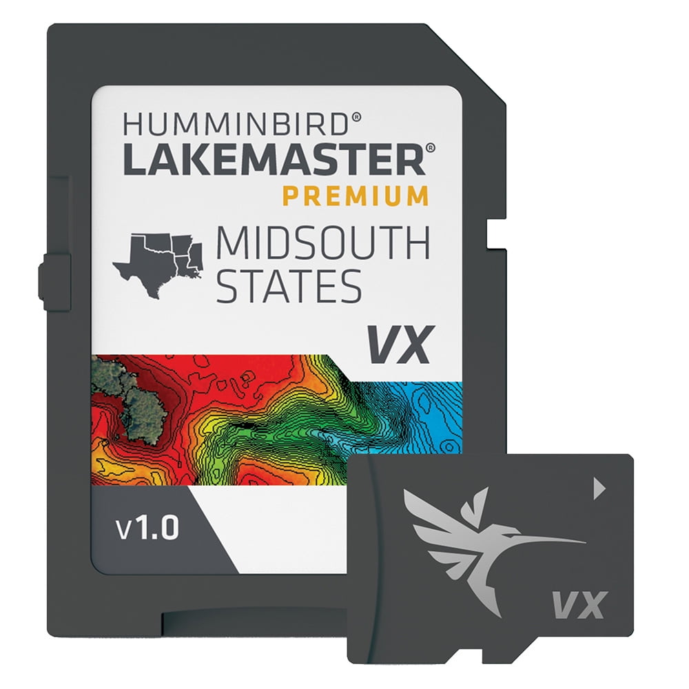 Humminbird LakeMaster? VX Premium - Mid-South States | Bundle of 2