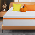 IULULU King Size Memory Foam Mattress 12 inch Bamboo Mattress in Lens Box, Pressure Relief Medium Firm