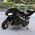 KMYY Ride Screen Bike,49cc 2 Stroke Pocket Bike for Kids 2 Wheels Motorcycle with Dual Headlights,for 7-15 Years Old Kids.Racing Max Speed 30KM/H