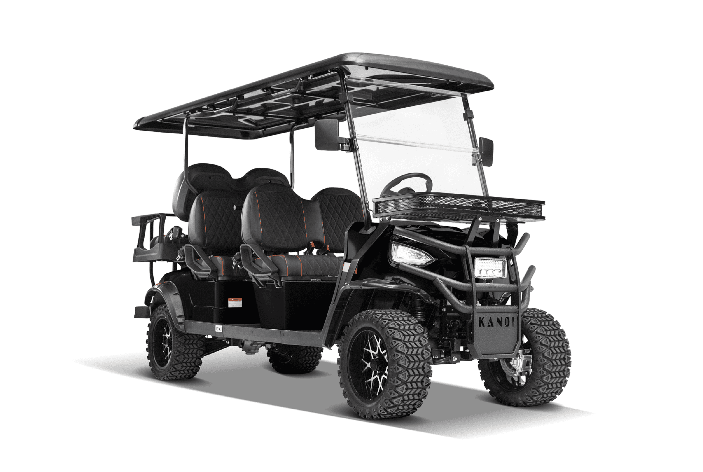 Kandi Electric Golf Cart Kruiser 6P AGM (Black)