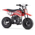 Kids Mini 50CC Gas Dirt Bike, 2 Stroke Ride Display Bike with Off-Road Tire, Shocks, Pull Start, Oil Mixed Required, Support Up Screen 165lbs,Max Speed 20 MPH,Age 8+