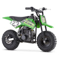Kids Mini 50CC Gas Dirt Bike, DB2 Model 2 Stroke Ride Screen Bike with Off-Road Tire, Shocks, Pull Start, Oil Mixed Required, Support Up Screen 165lbs