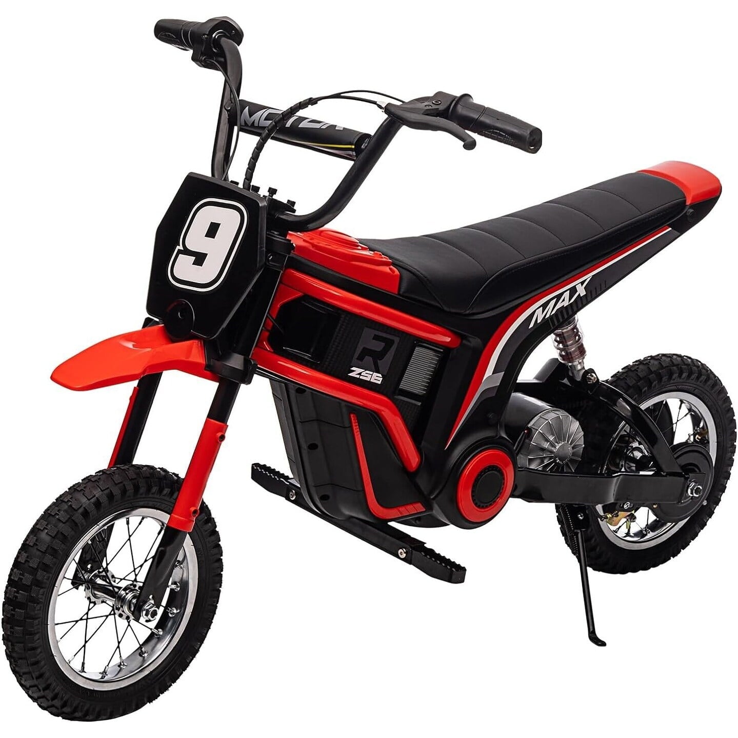 Kids Ride Display Motorcycle & Electric Motocross Bike Red - #9
