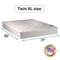 Legacy Twin XL Size (39 x80 x8 ) Mattress Only - Medium Firm Support Level, Fully Assembled, Good for your back, Superior Standard - One Sided - None Flip By Dream Solutions USA