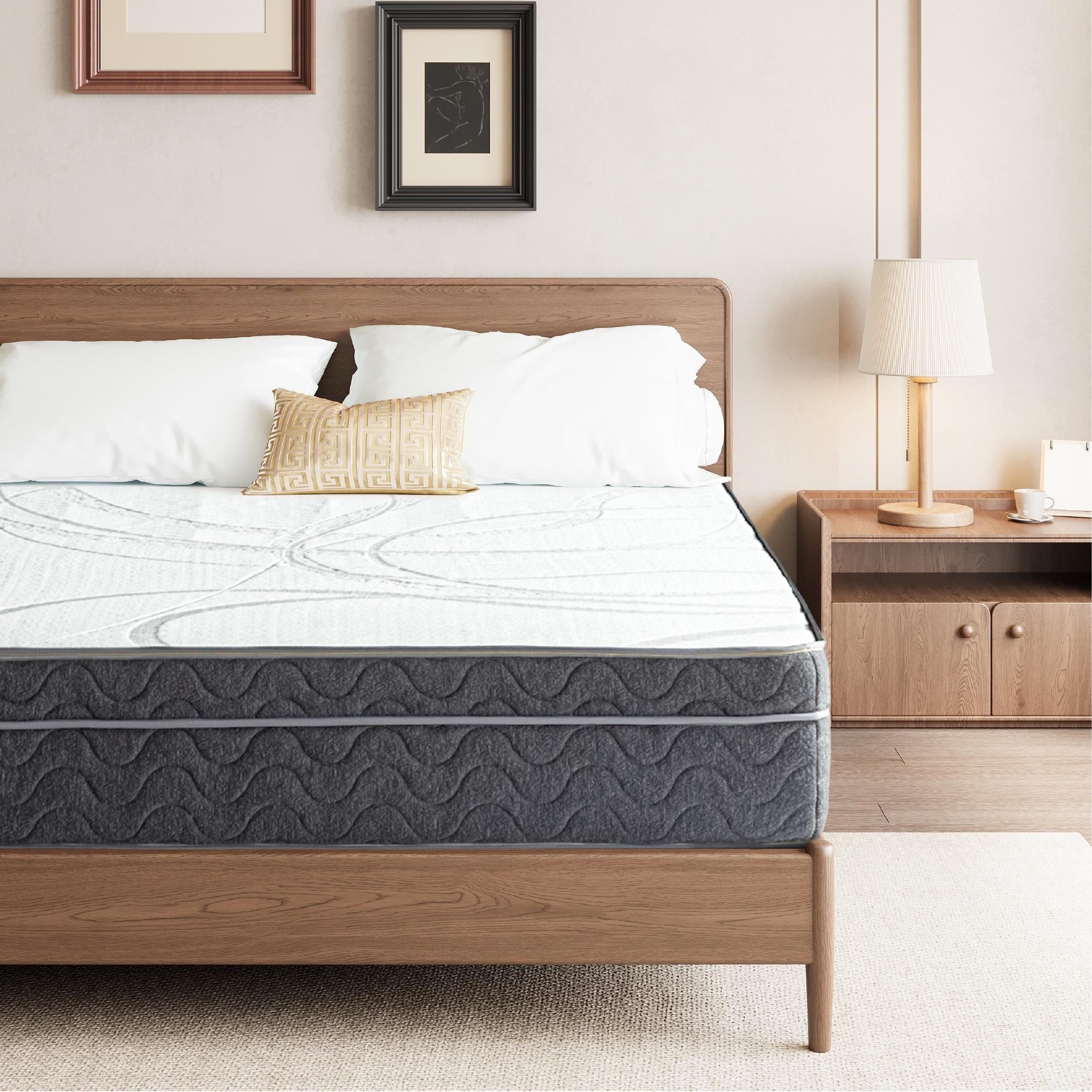 MLILY EGO 10 Twin Mattress Hybrid Mattress of Gel Memory Foam and Pocket Spring