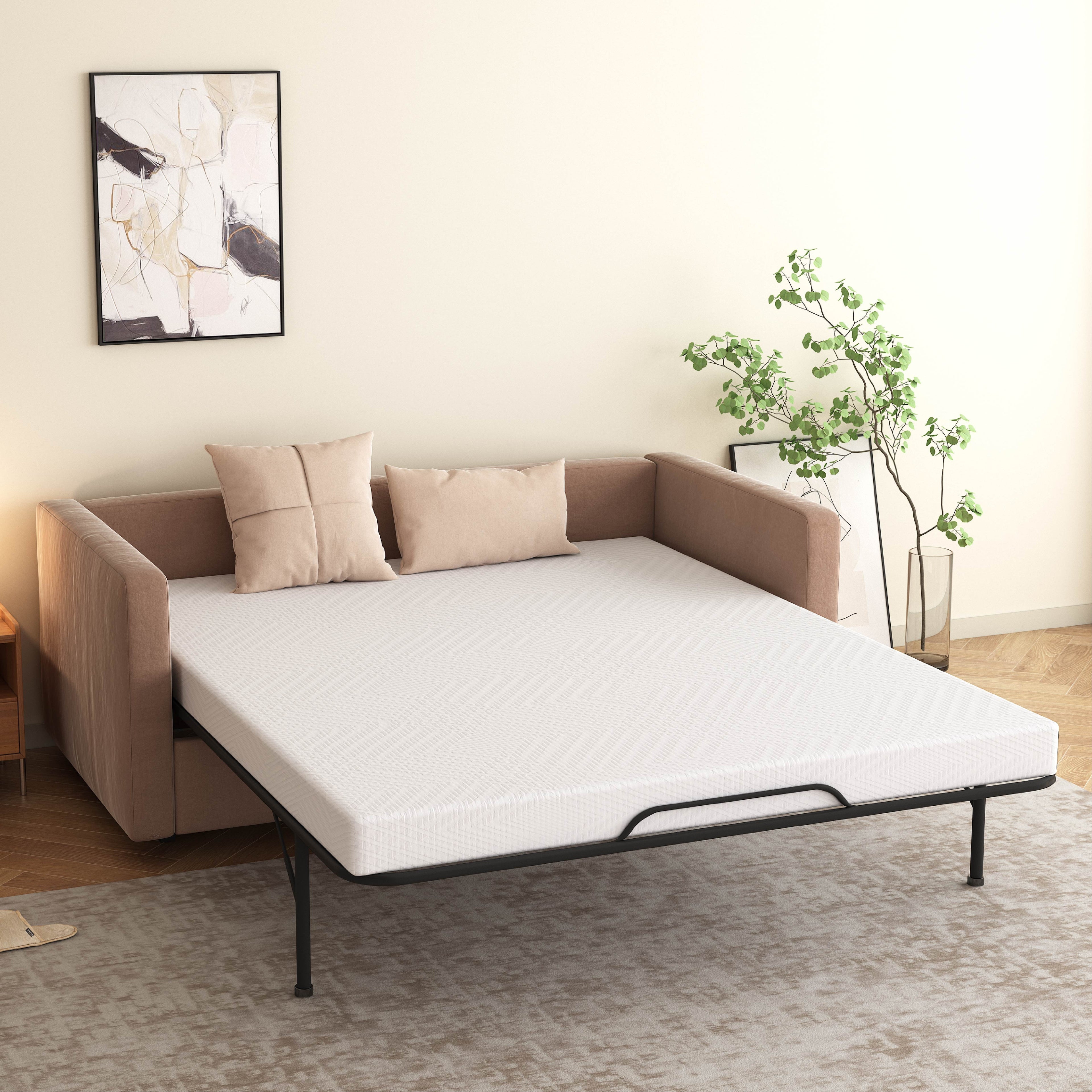 MLILY Ego 4.5 inch Sofa Bed Mattress, Memory Foam Mattress for Sleeper, Full Size