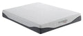 Madigan 10 Twin Memory Foam Mattress Grey and White