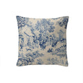 Maison Toile Blue Decor Pillow (Feather Insert) 24 Square
