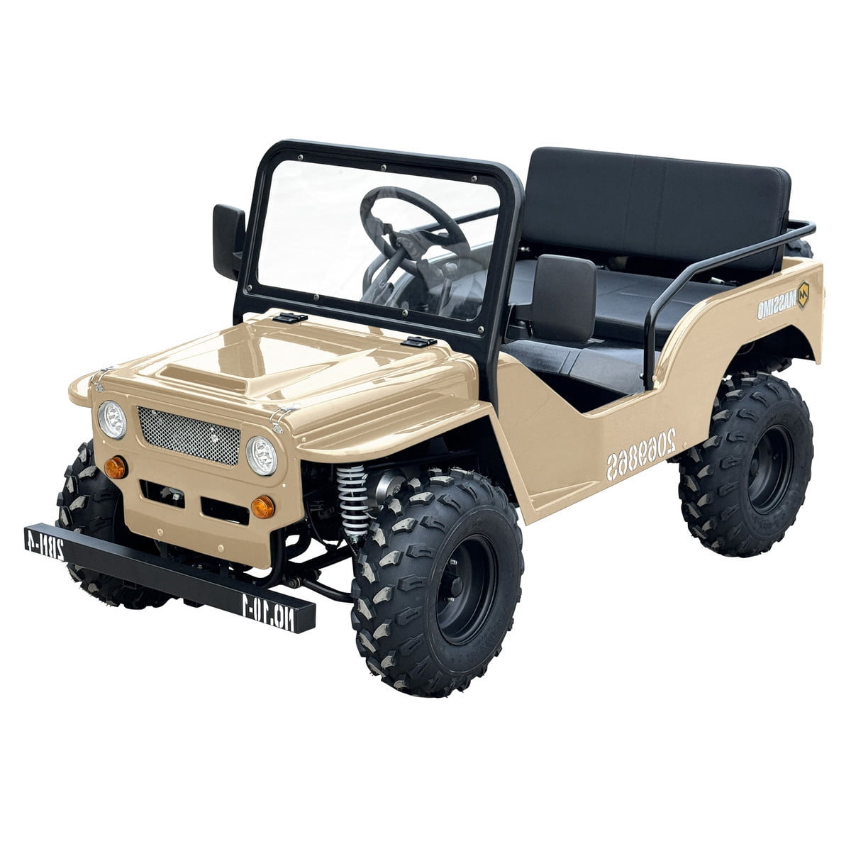 Massimo Go Kart Mini 125cc 9HP, 2WD, 4 Stroke Automatic Go Cart - Quicksand