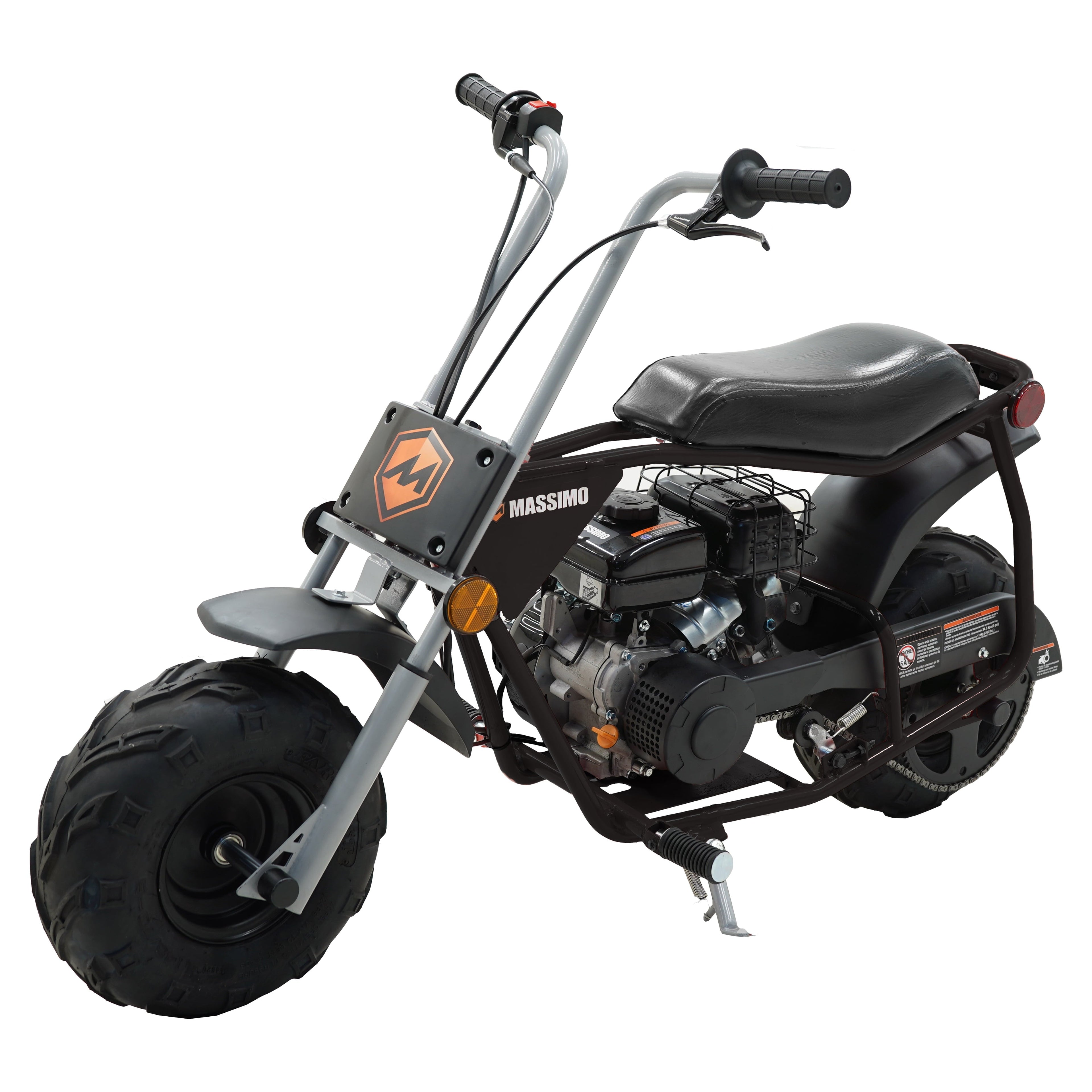 Massimo Minibike 79cc 2.5HP 4 Stroke, Gas Powered, Trail Bike, Off Road, Motorcycle MB100 - Black