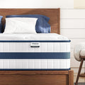 Maxzzz King Size Mattress, 12 Inch Full Hybrid Mattress in Camcorder Box Pressure Relief & Supportive, Cooling Memory Foam & Individually Pocket Coils for Motion Isolation, Firm Mattress