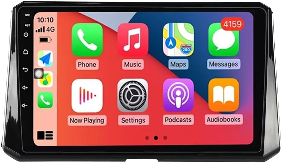 MekedeTech Android Vehicle Radio Stereo GPS Navigation for Toyota Corolla 2018 2019 Head Unit,1280 * 720 Clarity Touch Screen Upgrade with 4G LTE Wireless CarPlay/Android Auto,8 core 8+256G
