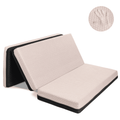 Milliard Dual Sided Premium Tri Folding Mattress, Memory Foam with Waterproof Washable Cover, Queen (78 x 58 x 6 )