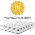 Modern Contemporary Urban Design Bedroom California King 10 Mattress, Fabric, White