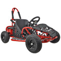 MotoTec 48v 1000w Off Road Kids Electric Powered Go Kart Red