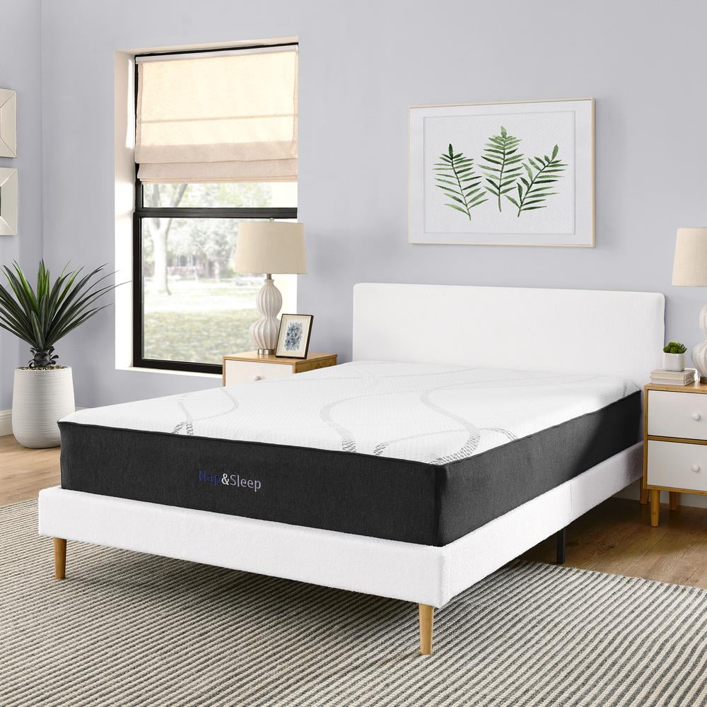 Nap&Sleep Memory Foam Mattress 12 - Medium, Lavender Infused, Cool Touch Cover, Queen