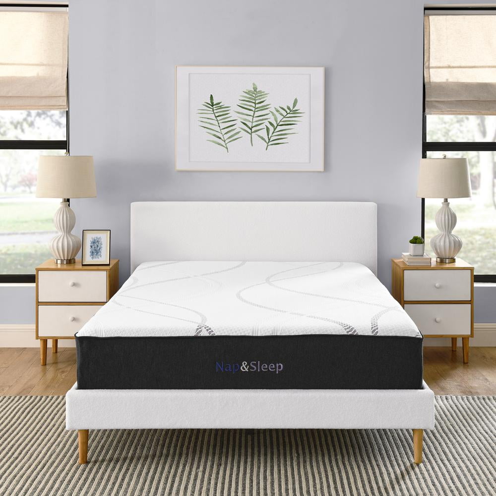 Nap&Sleep Memory Foam Mattress 14 - Medium Plush, Lavender & Cool Touch, Queen