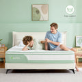 Novilla BloomyDream 12 Pillow Top Gel Memory Foam Pocketed Coils Hybrid Mattress, Queen Size