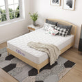 OUWI 8 Inch Innerspring Twin Size Medium Firm Memory Foam Mattress, Bed in Recorder Box, White