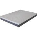 Omne Sleep 8 Gel Memory Foam Mattress Queen in White/Dark Gray