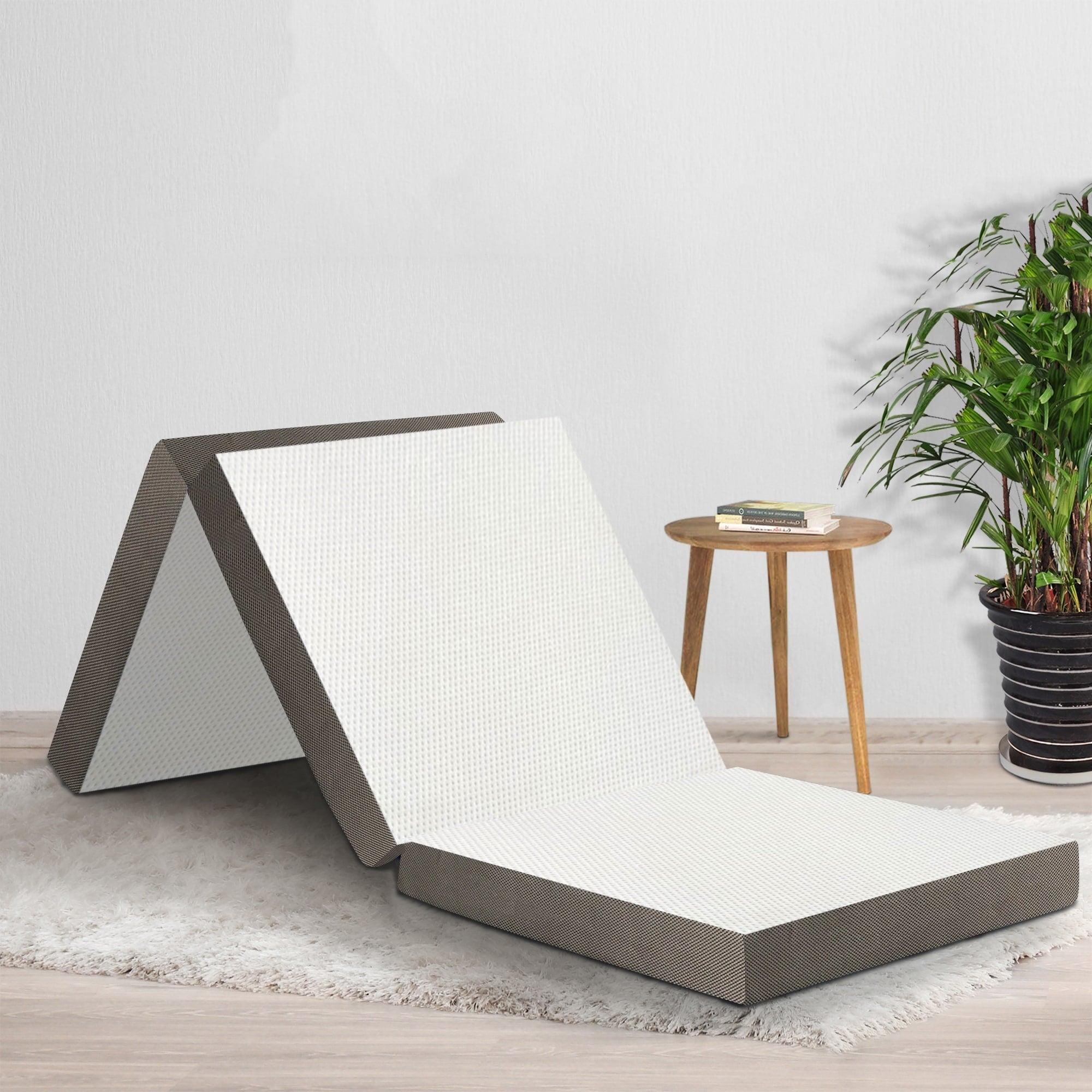 Onetan Folding Mattress, 3 , 4 & 5 Gel Memory Foam Portable Tri-fold Mattress. 4-inch 39-inch