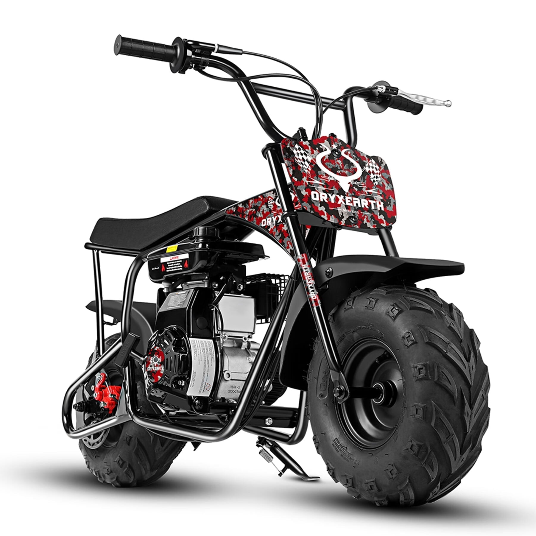 Oryxearth Mini Bike for Kids Motorcycle, Gas Power Dirt Bike,105CC 4-Stroke Ride Display Toys, Camo