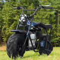 Oryxearth Mini Bike for Kids Motorcycle, 105CC 4-Stroke Ride Display Toys, Gas Power Dirt Bike, Blue