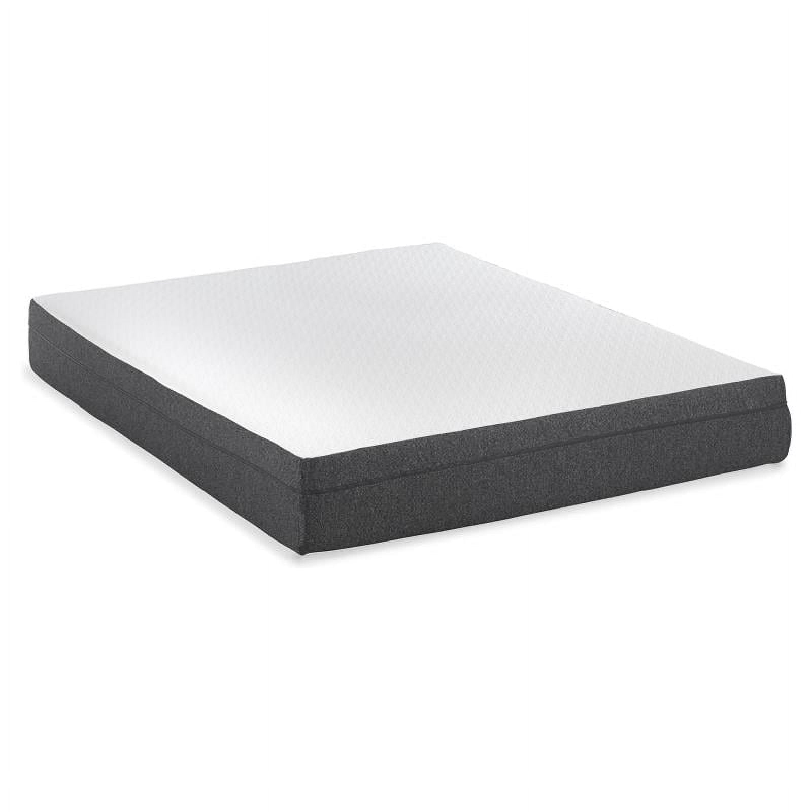 Pemberly Row 10 Gel Infused Twin Memory Foam Mattress in White