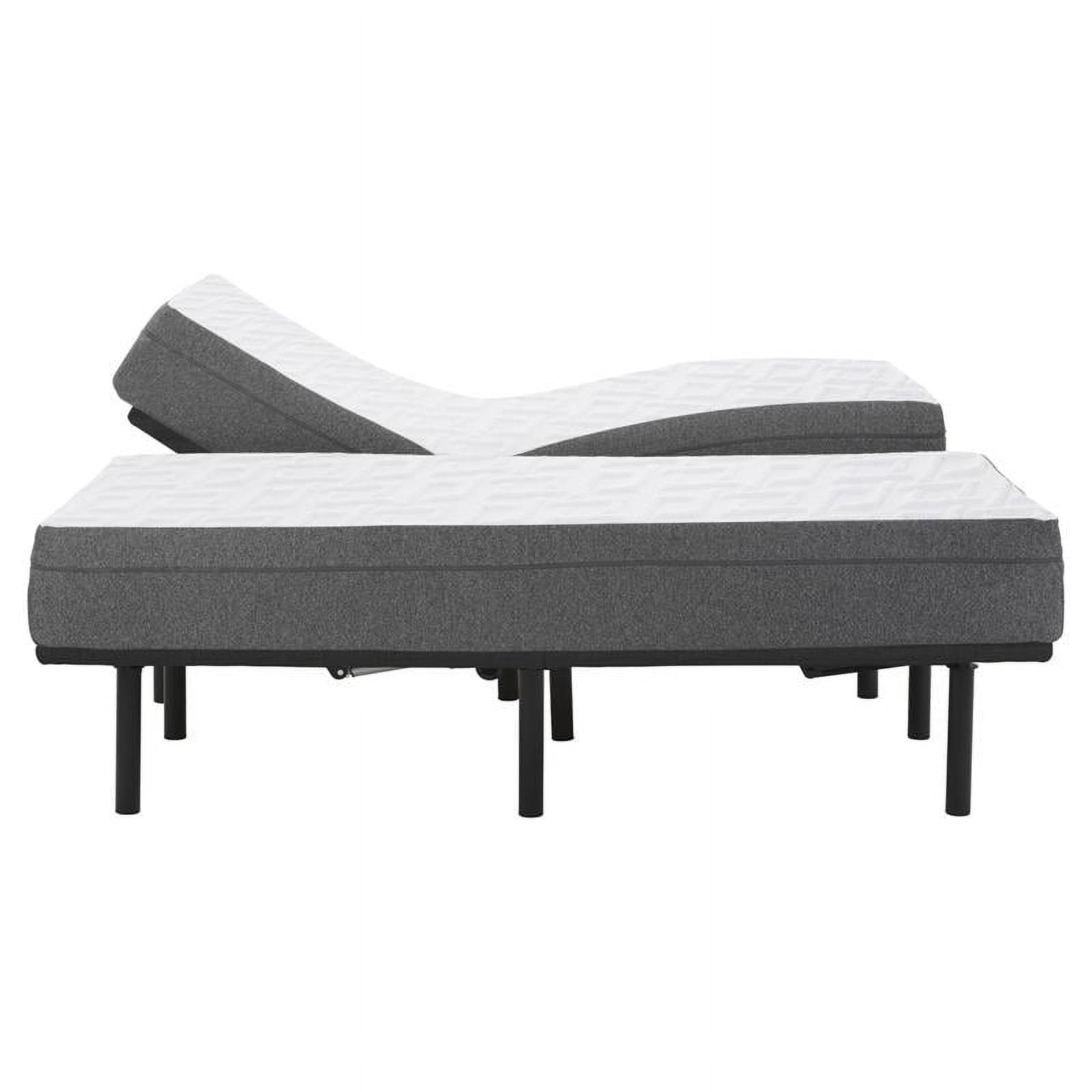 Pemberly Row 12 King Split Mattress and Model P Bed Base in White