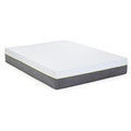 Pemberly Row 12 Queen Mattress and Z Adjustable Bed Base in White