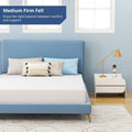 Queen Mattress, 12 inch Memory Foam Mattress, Medium Firm Cool Gel Foam Mattress with Breathable Soft Fabric Cover, Made in USA,White