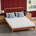 Queen Mattress 6 Inch Mattress Memory Foam Mattress Medium-Firm Mattress Breathable Bed Mattress with Removable Washable Mattress Cover for Pressure Relief & Cool Gel Mattress in Box, White
