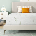 Queen Mattress, 8 inch Green Tea Cooling Gel Memory Foam Mattress in Recorder box, Medium Firmness Mattresses with Bamboo Knit cover, Made in USA