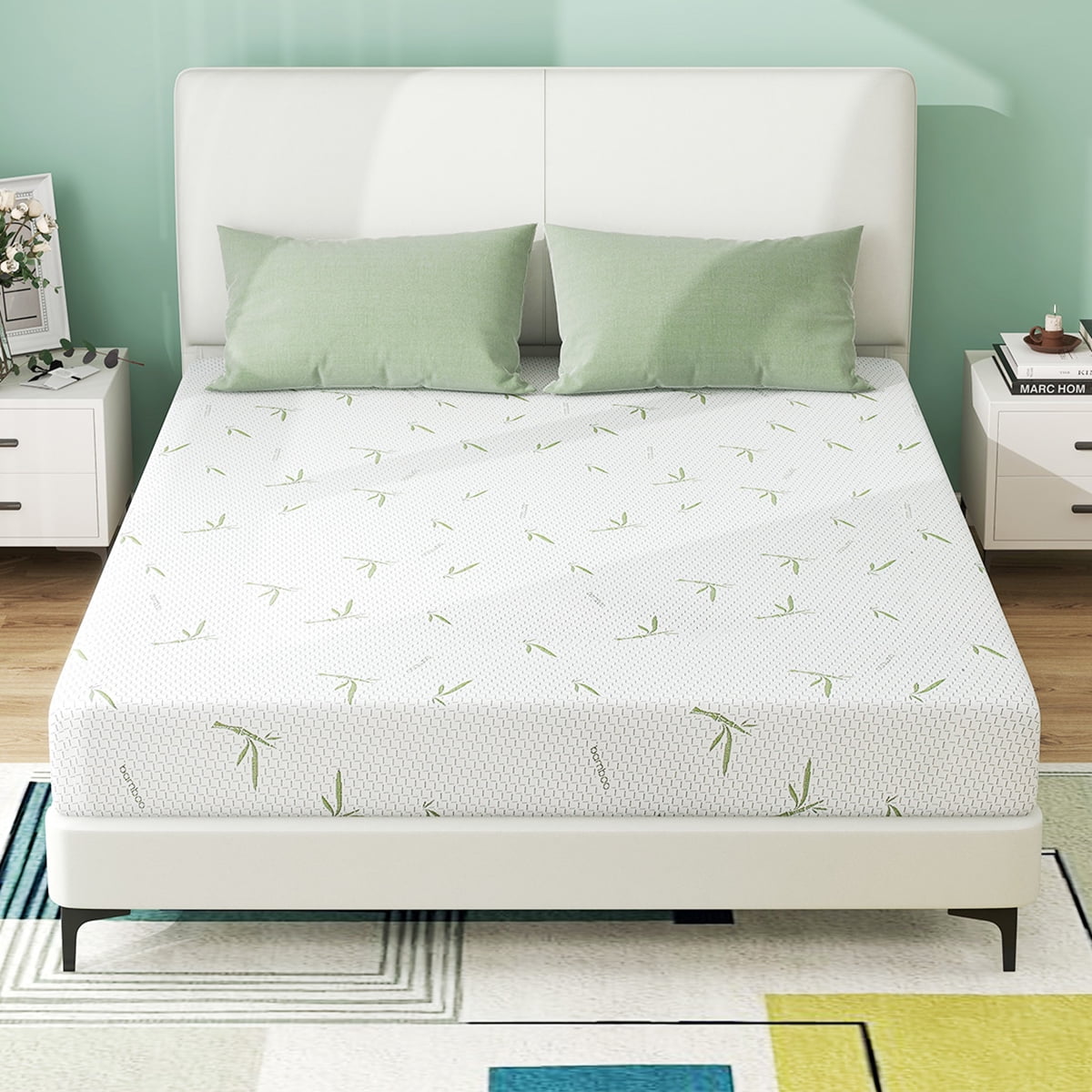 Queen Size Mattress 8 Inch Gel Memory Foam Mattress with Breathable & Washable Soft Cover, CertiPUR-US Certified, Mattress In Camcorder Box