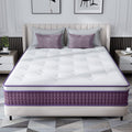 REGOSS Full Mattress, 10 Inch Hybrid Full Mattress, Full Size Mattress in Recorder Box, Plush Foam Mattress with Individually Pocketed Coils, Motion Isolation for Pressure Relief, Medium Soft