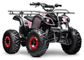 SEANGLES 125cc Kids Gas 4 Wheeler, Full Size ATV Quad with Off-Road Tires - Fully Assembled (Camo Pink)