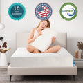 SWISH WEAVERS 10 Inch Twin Mattress,Cooling Gel Memory Foam Mattress for Pressure Relief, Mattress-in-a-Box,CertiPUR-US Certified