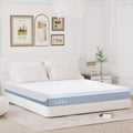 SWISH WEAVERS 12 Inch CK Size Mattress, Gel Memory Foam Mattress Support and Pressure Relief, Medium Firmness,Made in USA