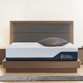 SWISSLUX 14-Inch Queen Size Mattress, iCOOL Tech and Cooling Gel infused Medium Plush Memory Foam Mattress, CertiPUR-US Certified, Bed-in-a-box, FiberGlass Free, White, Queen Size(80 Optics x 60 Perspective x 14 H)