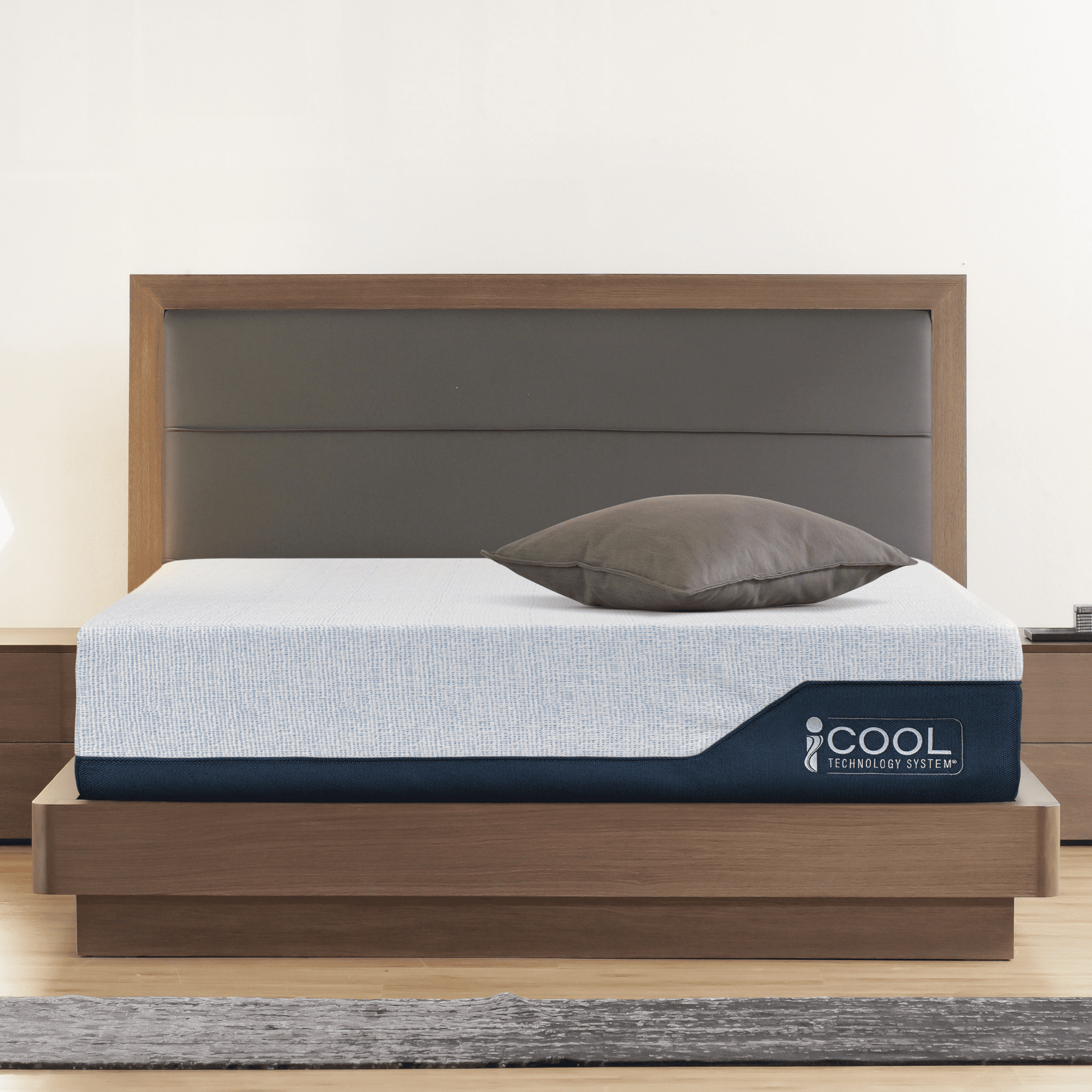 SWISSLUX 14-Inch Queen Size Mattress, iCOOL Tech and Cooling Gel infused Medium Plush Memory Foam Mattress, CertiPUR-US Certified, Bed-in-a-box, FiberGlass Free, White, Queen Size(80 Optics x 60 Perspective x 14 H)