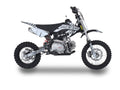 SYX MOTO Roost Gas Powered 125cc 4-Stroke Electric Start Dirt Bike, Black/White, Brand New