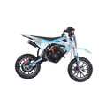 SYX MOTO VK 58cc 4 Stroke Real Motorcycle Engine Gas Powered Kids Dirt Bike, Pull Start, New, Blue/White