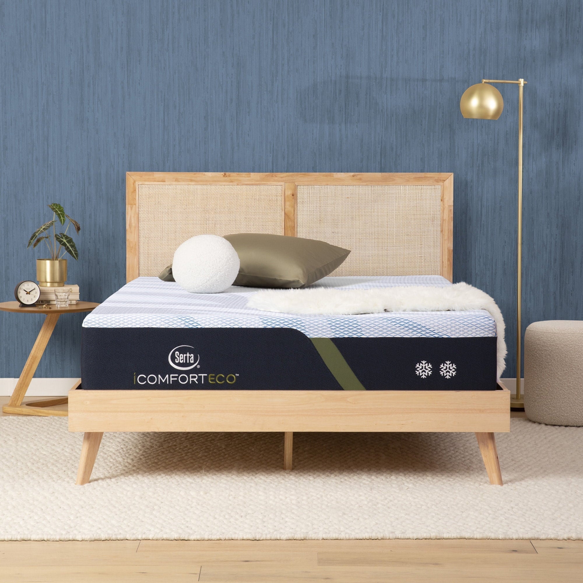 Serta iComfortECO F10 12.75 Memory Foam Medium Mattress - Twin - Memory Foam; Fiberglass-Free