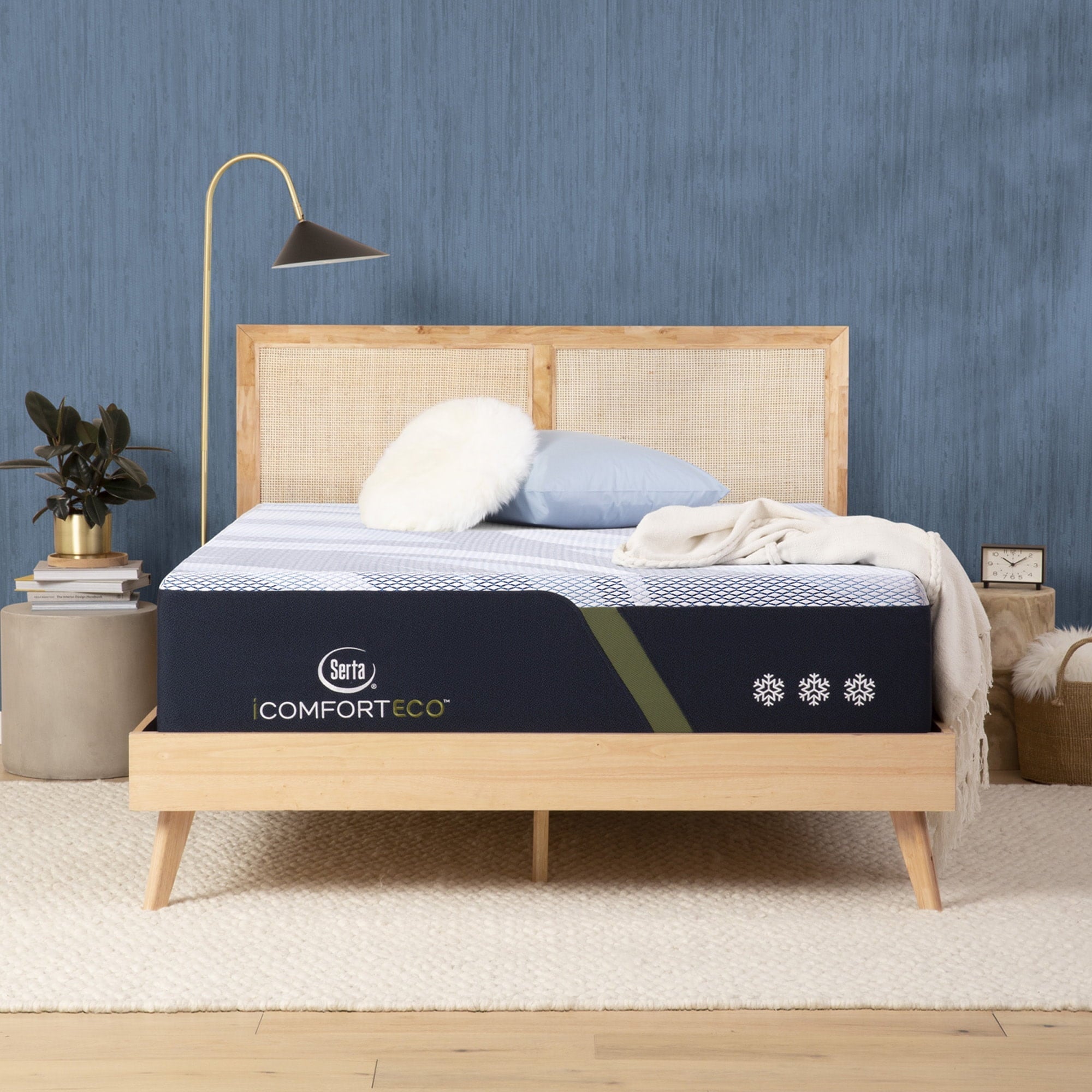Serta iComfortECO F30LTX 14.25 Memory Foam Plush Mattress - Memory Foam; Fiberglass-Free