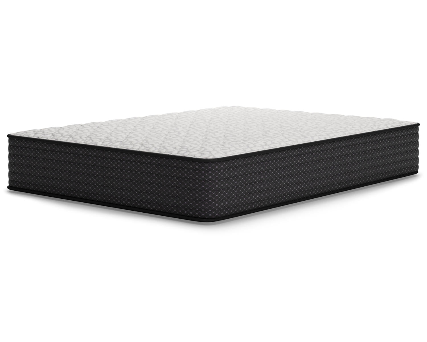 Signature Design by Ashley California King Size Limited Edition 12 inch Firm Hybrid Mattress with Lumbar Support Gel Memory Foam, White