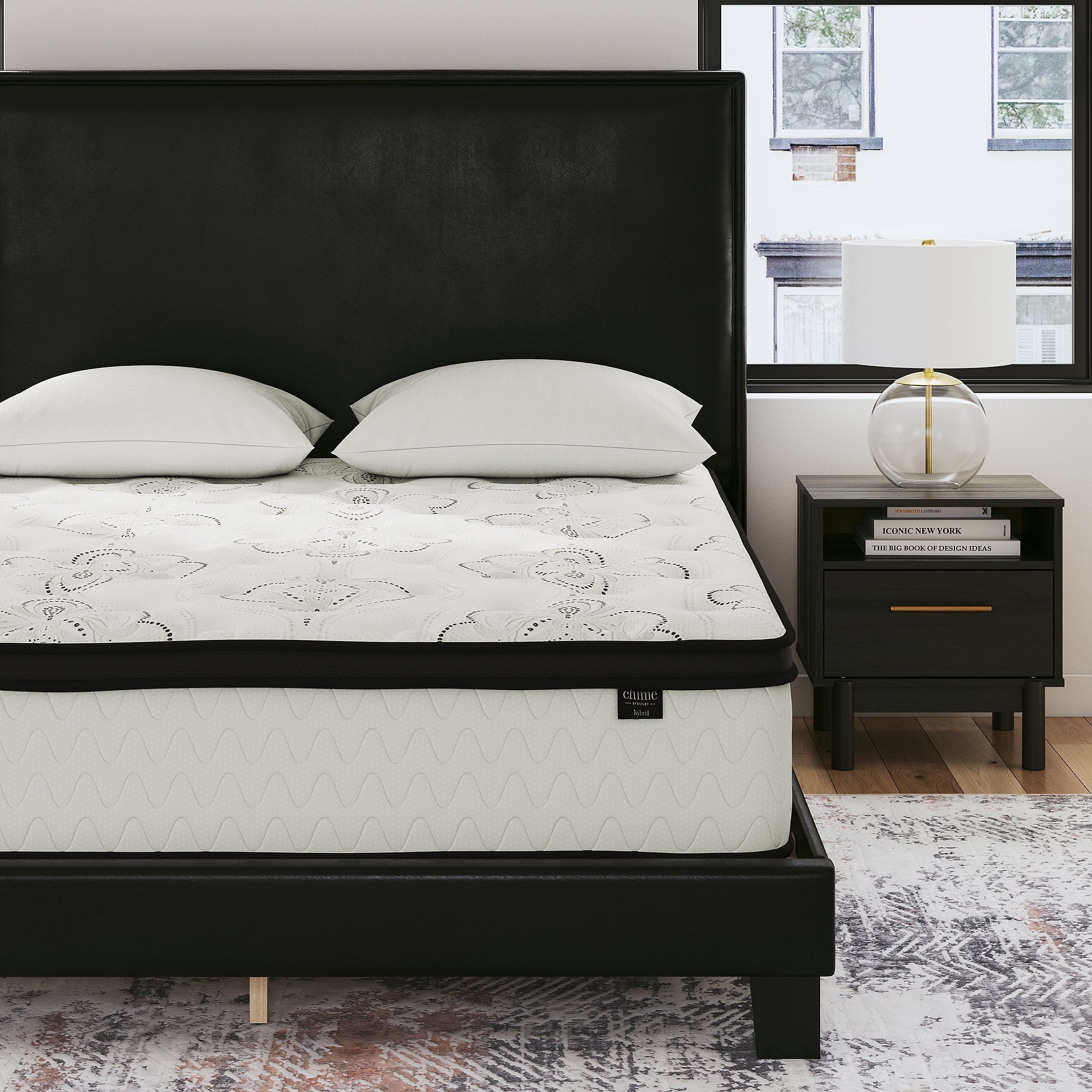 Signature Design by Ashley 10 Inch Chime Hybrid Innerspring Twin Mattress with Cooling Gel Memory Foam