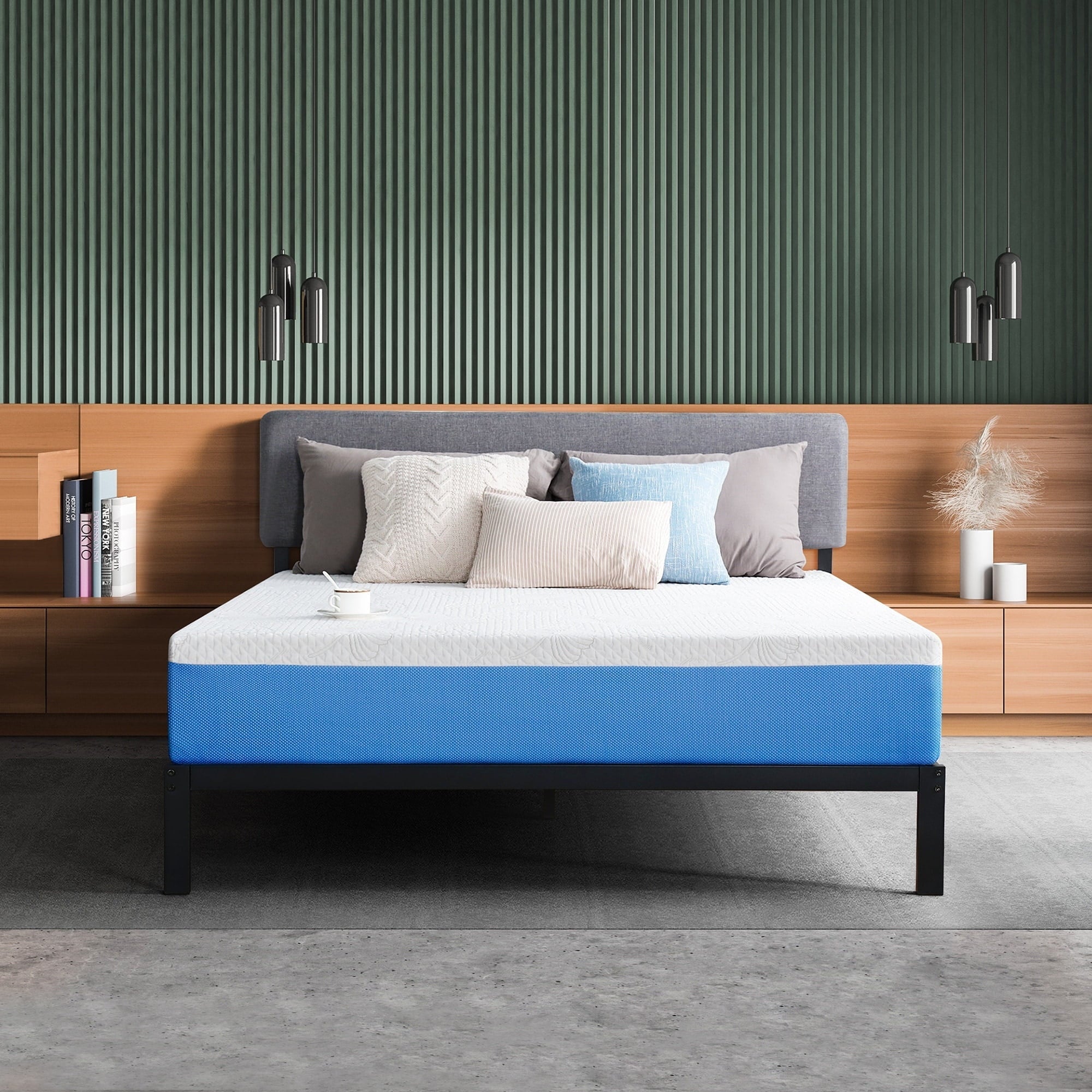 Sleeplanner 9 Inch Firm Memory Foam Mattress In Lens Box King